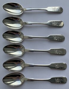 Комплект чайных ложек (дизайн до 1917 года) 875 пр., 6 шт.