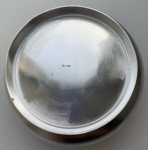 Сахарница таллинская "пузатая" 875 пробы.