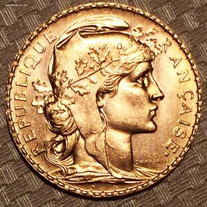 ФРАНЦИЯ, 20 франков, 1910