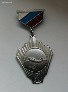 Знак "серебро" подводное плавание, на Чемпиона Мира