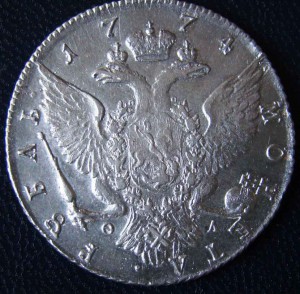 Рубль 1774