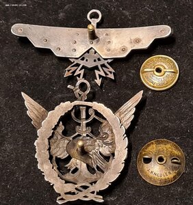 Знак офицера школы воздухоплавания Польша Познань