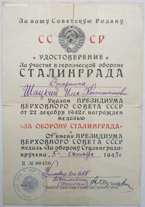 Сталинград 1943 г. (серия П № 450) 900-й истребител авиаполк