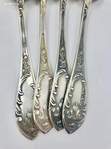 Набор столовых ложек на 6 персон. Платиноприбор. 466 грамм!