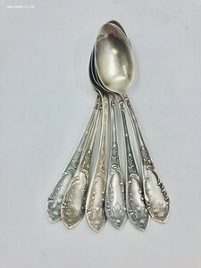 Набор столовых ложек на 6 персон. Платиноприбор. 466 грамм!