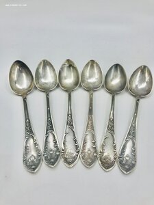 Набор столовых ложек на 6 персон. Платиноприбор. 466 грамм!
