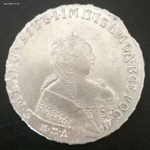 Рубль 1752 ММД-IШ