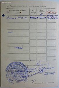 КЗ № 833.906 на казака, шофёра командира 12 гв. казачьей КД
