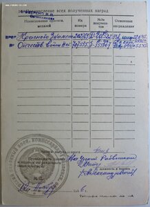 ОВ-2ст. № 707.535 Механик-водитель СУ-76