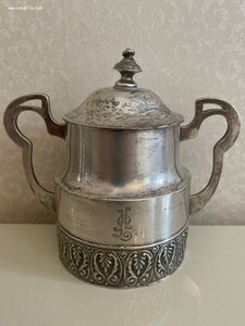 Сервиз из 3-х предметов, 28 Артель, Серебро 84