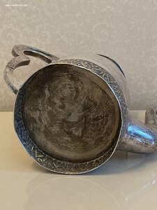 Сервиз из 3-х предметов, 28 Артель, Серебро 84