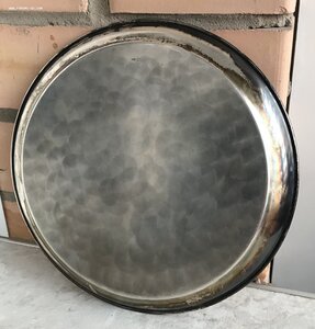 Коньячный набор (графин, 6 рюмок, поднос), серебро, ТФ8.