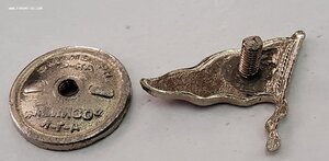 Знак флаг торгового флота СССР на закрутке.