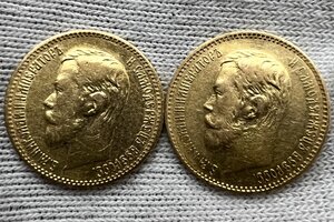 5 рублей 1898 года АГ - 2 шт. (7)