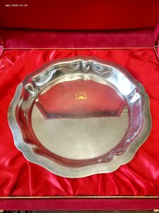 Тарелка (чаша) в родн.футляре (серебрение)