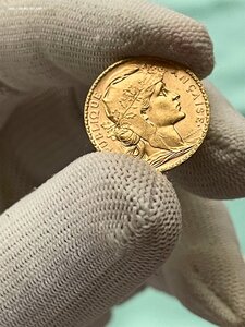 20 франков, Франция 1913, отличные