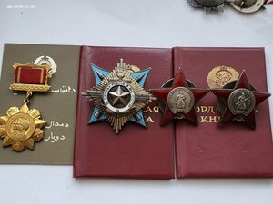 Комплект Афганца Краб 3ст Кз Кз За отличие в Воен службе афг