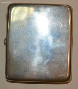 Портсигар "Кремль". Серебро 875 пробы.