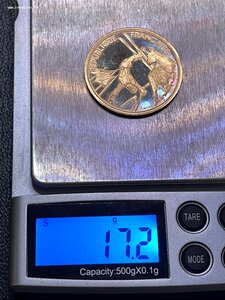 500 Франков, Золото, Олимпийские игры 1992, Франция