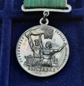 Медаль ВСХВ большая - серебро