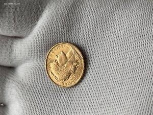 20 Франков Франция золото 1908 люкс