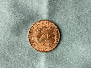 20 Франков Франция золото 1908 люкс