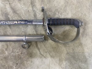 Сабля Швейцария с двухсторонним травлением