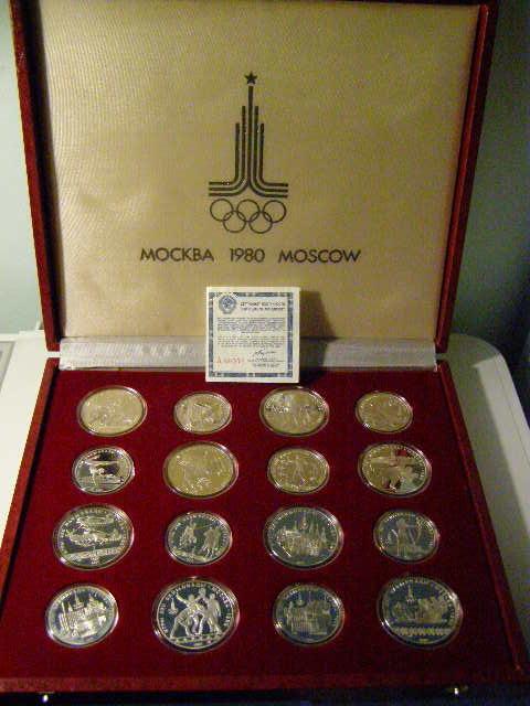 Набор монет Олимпиада 1980 год. 28 шт.