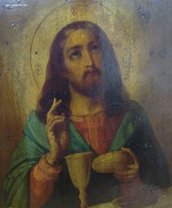 Икона Спас с хлебом и вином