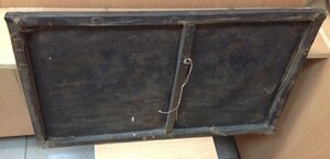 Старинная картина Русская деревня -пейзаж