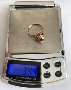 Золотое кольцо с корундом СССР. Корунд, золото 583 проба #2