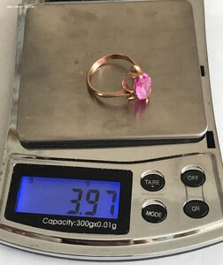 Золотое кольцо с корундом СССР. Корунд, золото 583 проба #15