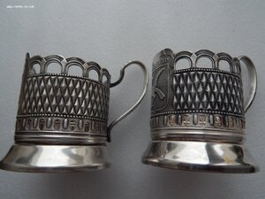 2 Подстаканника  Суздаль.герб города.МНЦ(Кольчугино).ц.2р.39