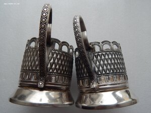 2 Подстаканника  Суздаль.герб города.МНЦ(Кольчугино).ц.2р.39