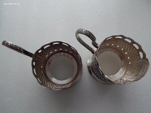 2 Подстаканника  Суздаль.герб города.МНЦ(Кольчугино).ц.2р.39