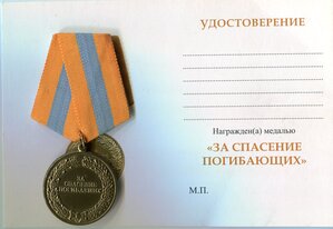 Медали МЧС РФ 2.