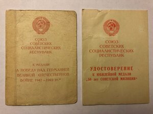 Комплект доков и знаков на полковника ОДОН ВВ МВД России