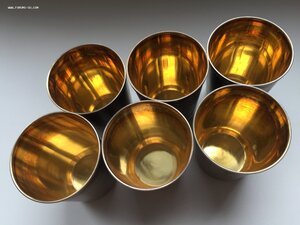 СТОПКИ, серебро 875, 6 шт