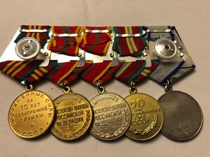 Отвага 8477 и другие медали на прапорщика МП ТОФ