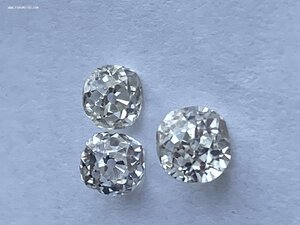 Свободные крупные бриллианты старой огранки