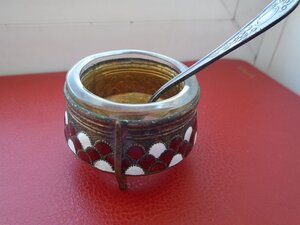 Две солонки с эмалями периода СССР