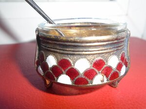 Две солонки с эмалями периода СССР