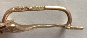 Огромный золотой нательный крест 583 проба со звездой.