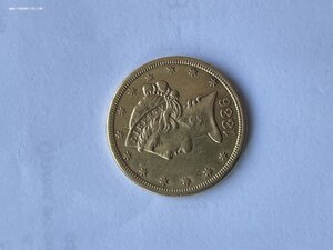 золото, США $5 1886