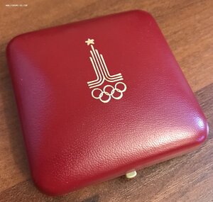 Настольная Медаль участника церемоний. Олимпиада-80