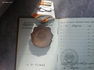 Трудовая Слава 3 ст, на Леди