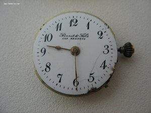 Часовой механизм к  старинным, наручным часам +стекло