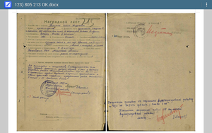 Слава 3 ст 805213 с ОК и УК бои и освобождение г. Чаусы БССР