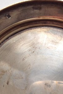 Набор рюмки + ваза серебро.