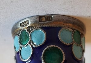 Напёрстки эмаль 3шт